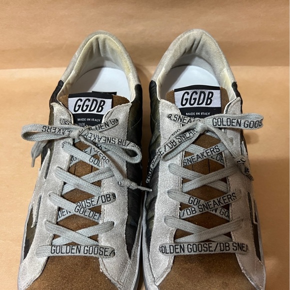 Golden Goose | Superstar Sneakers Camouflage Coffee Suede Size 10 (Size 40) - Picture 6 of 16